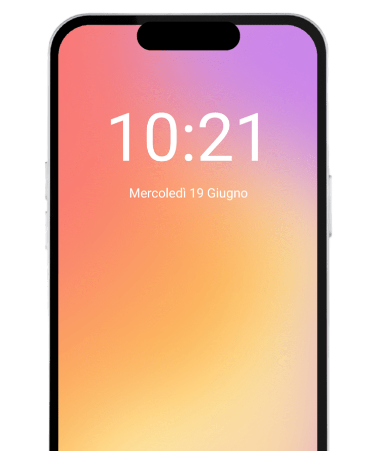 Illustrazione di uno smartphone che riceve un messaggio di avviso dalla scuola